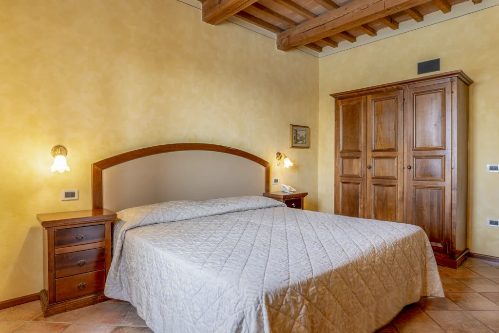 camera da letto comfort dell'Agrihotel alla Tenuta Elisabetta