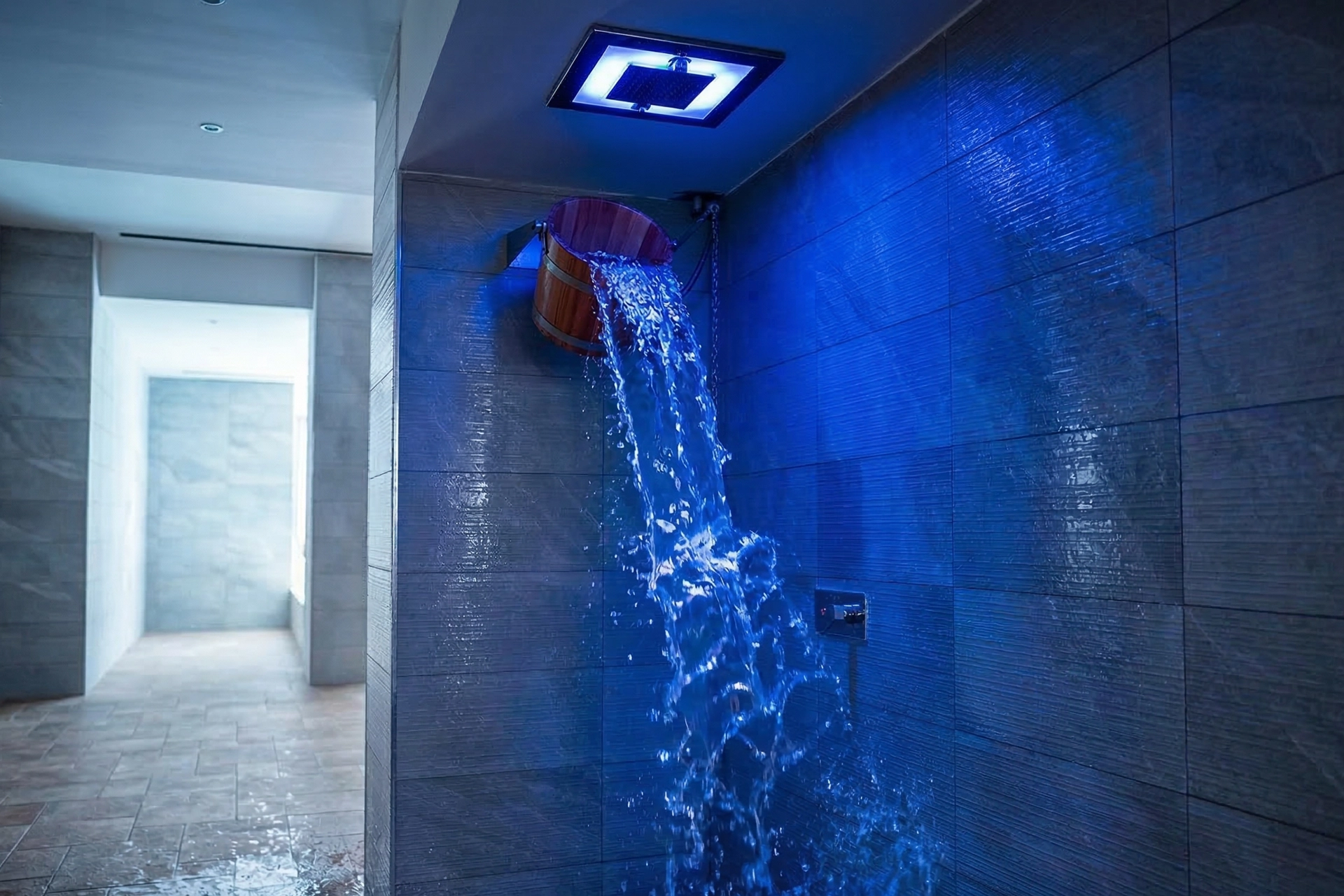 percorso sensoriale ray nella SPA del Wellness Resort Tenuta Elisabetta.